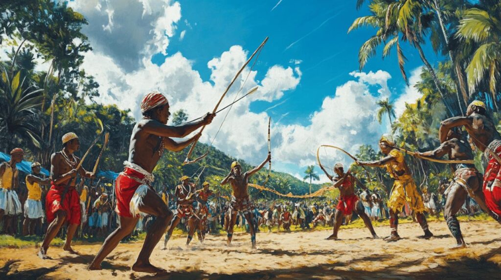Sports traditionnels de la culture guyanaise : Les règles et techniques du Toloman traditionnel